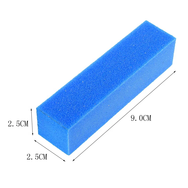 OEM низкая цена одноразовые буферный блок 4-сторонние частная этикетка для ногтей буферный блок отделан эластичным губчатым материалом блок