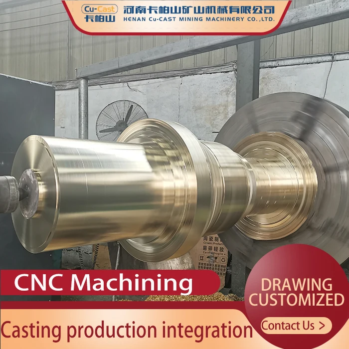 Metal Casting Cylindrical High Beryllium Copper Precision Copper Casting Processing Lead Bronze