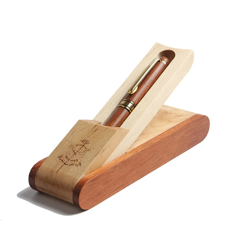 High Quality Luxurious Fountain Pen Business Gift Red Sandal Wood Fountain Pen