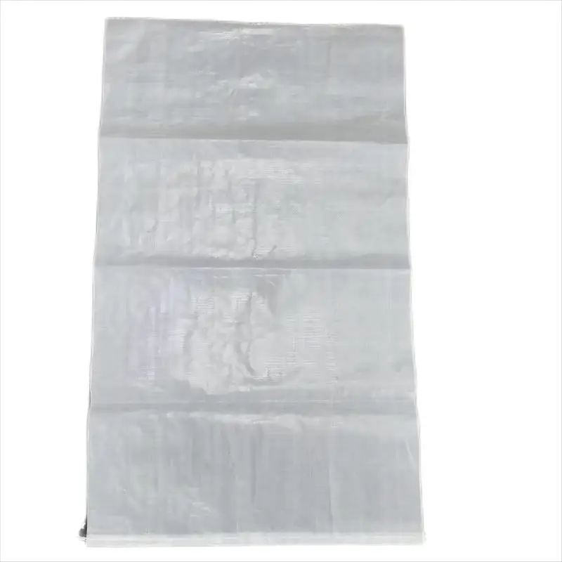 Factory Direct Customizable Transparent Plastic Woven Bags 25kg 50kg Rice Grain Feed Bags