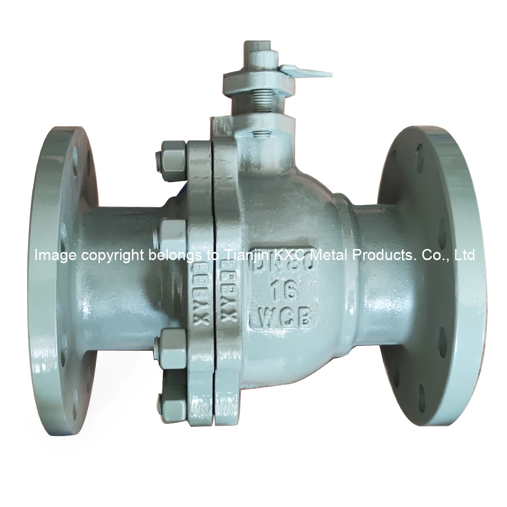 2in DN15-DN300 WCB Carbon steel body float flange ball valve