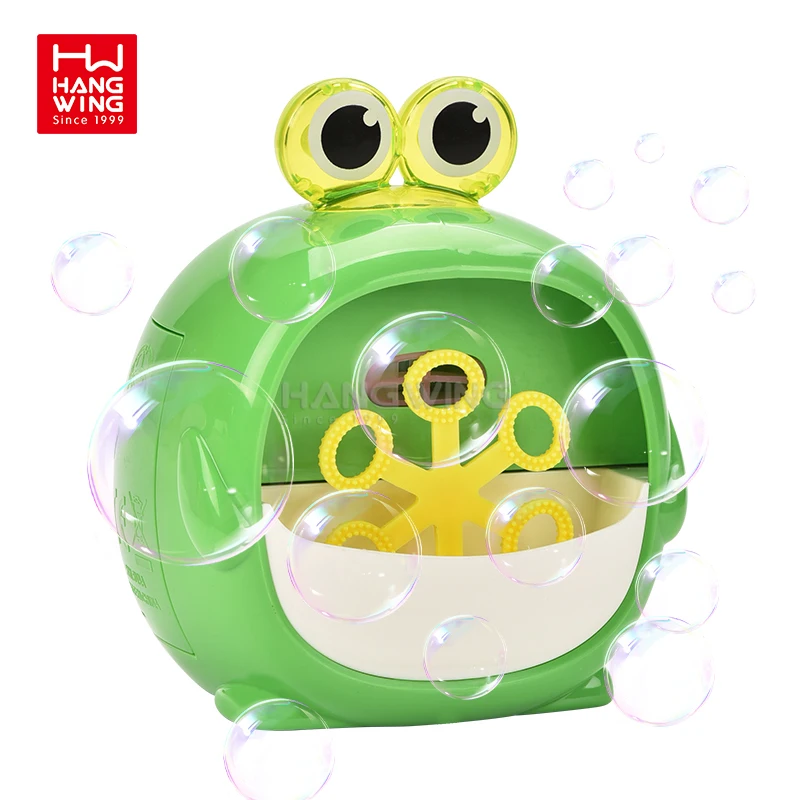 HW Electric Mini Frog Bubble Machine Summer Outdoor Toys for Kids
