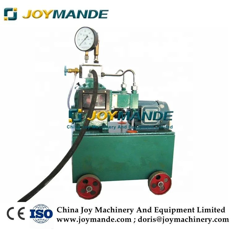 Water pump pipe pressure test pump