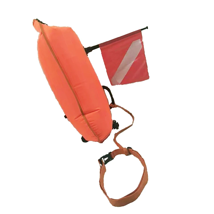 Waterproof Dry Bag OEM PVC Life Buoy Waterproof Swim Buoy Bag for Open Water