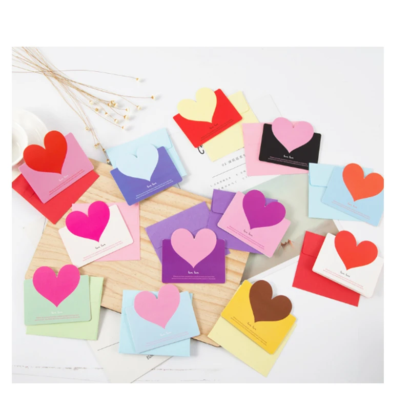 paper card  thank you card mother day greeting cards with envelopes