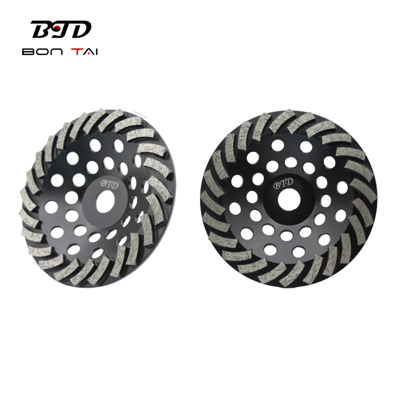 7 inch diamond turbo segment cup grinding wheel for concrete