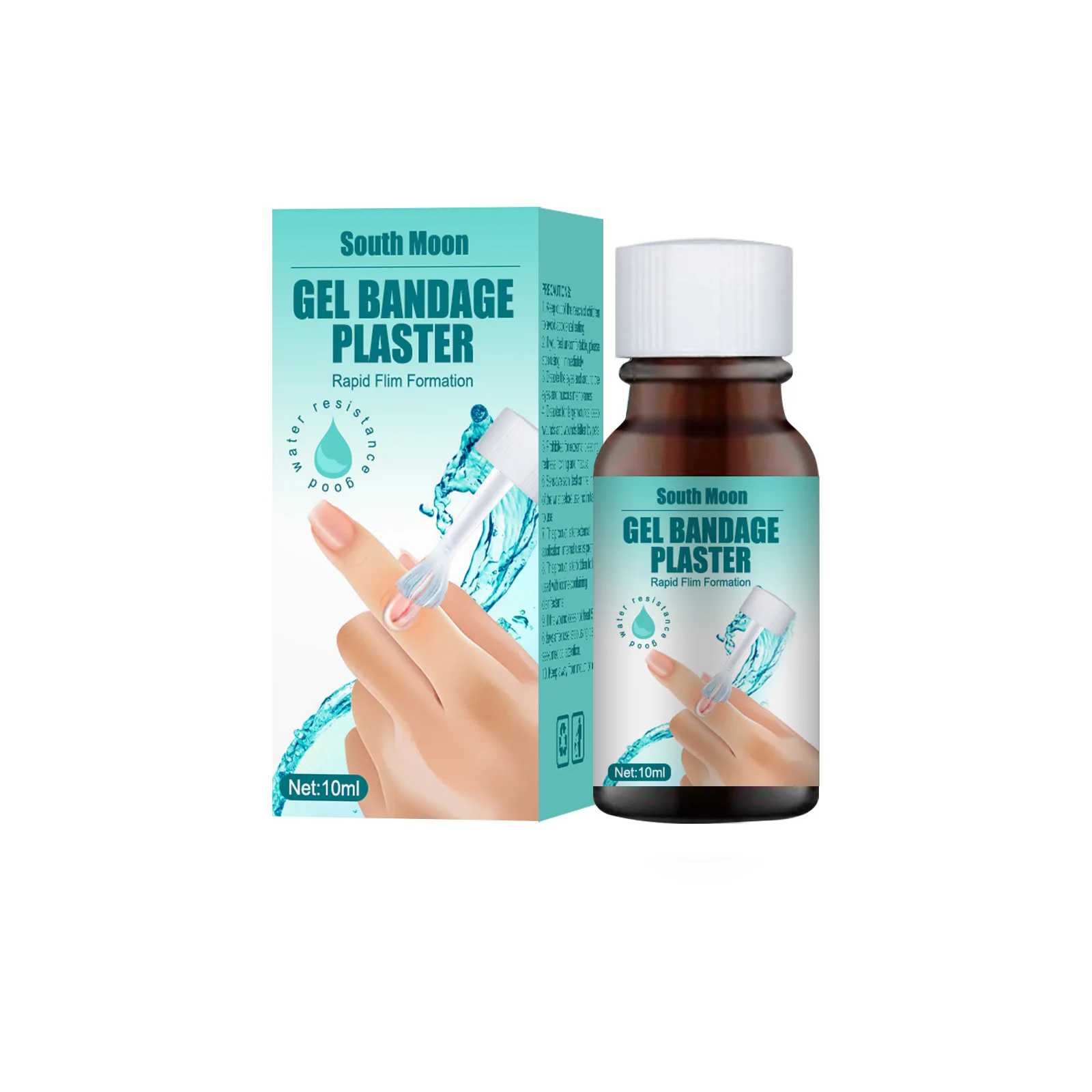 South moon gel wound dressing liquid skin bandage breathable transparent waterproof gel bandage plaster