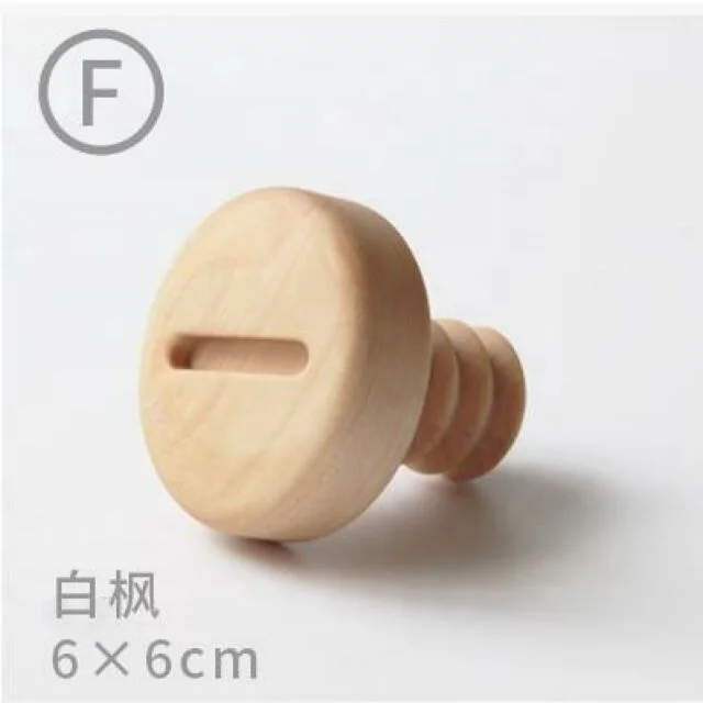 Wholesale Home Decoration  Linear Shape Wooden Screw Wall Mounted Coat Hooks For Wall