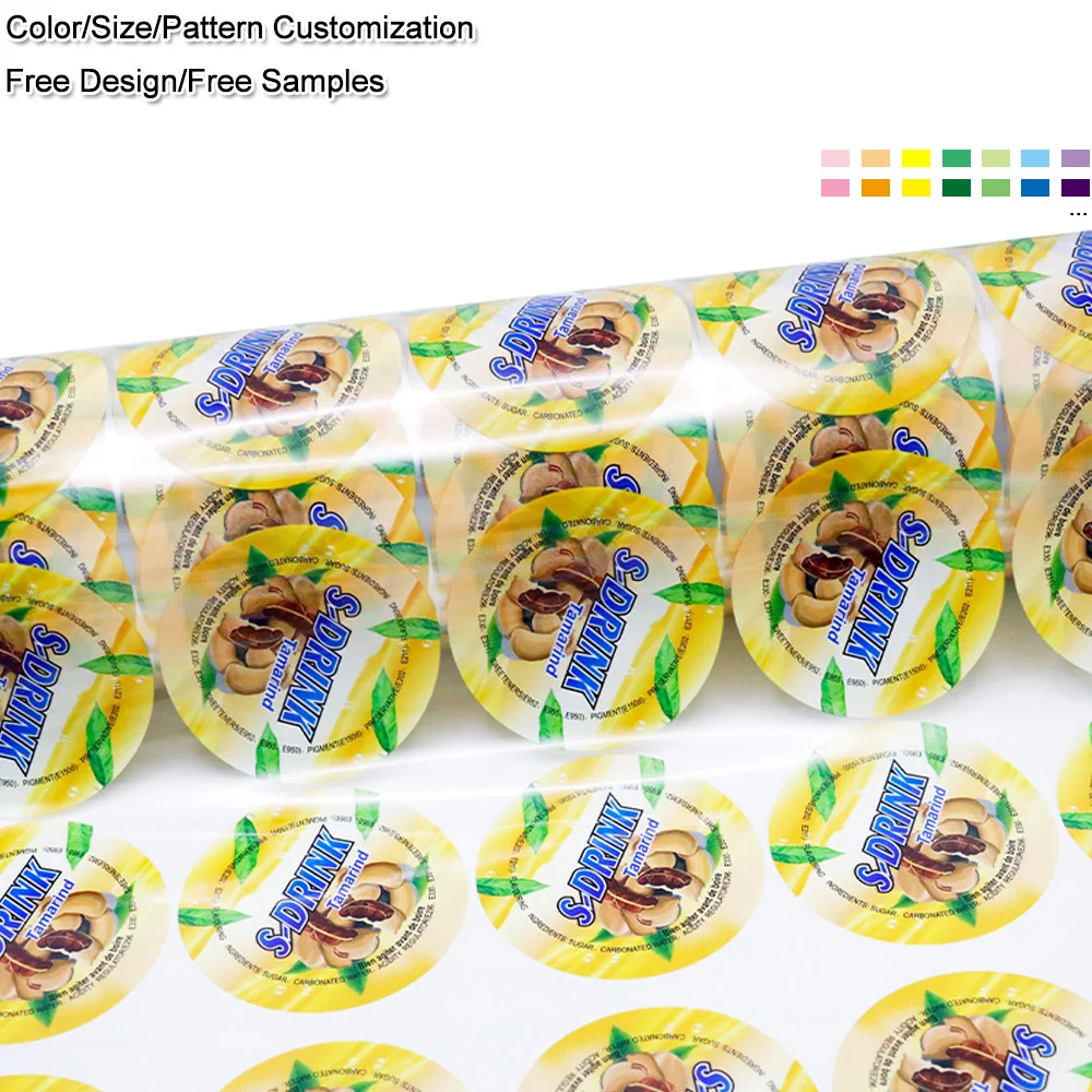 New Arrival Beverage Sealing Plastic Film Custom Design Packaging Film