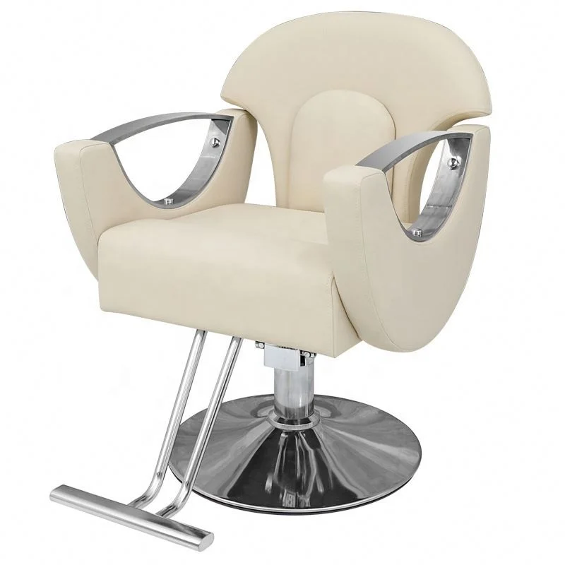 Luxury Superior Quality Equipment cream color  Hair Salon hairdressing Barber Chair