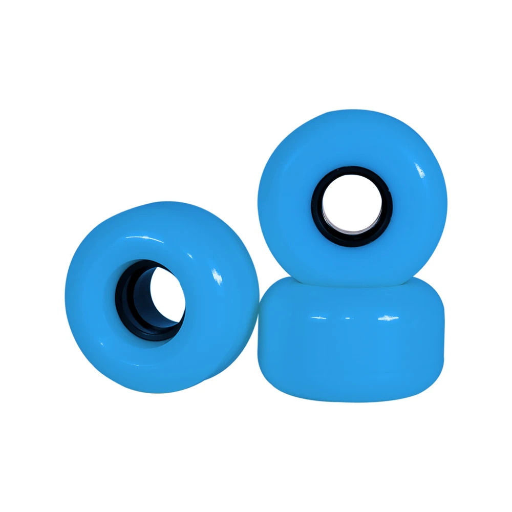 New Design Long Board Wheels 60 MM PU Custom Hardness Cruiser Skateboard Fish Board Wheels