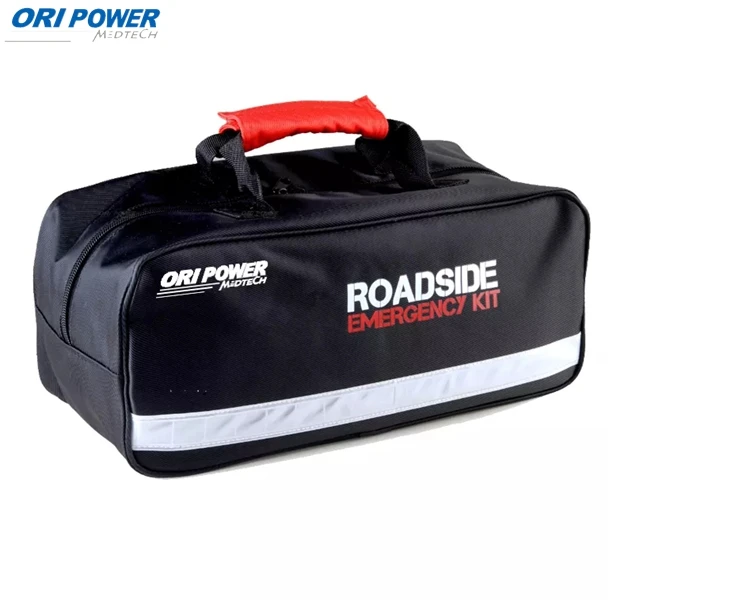 Oripower Hot Selling Roadside Adventure Rescue Auto Car Emergency kit tool bag First Aid Kit for Car