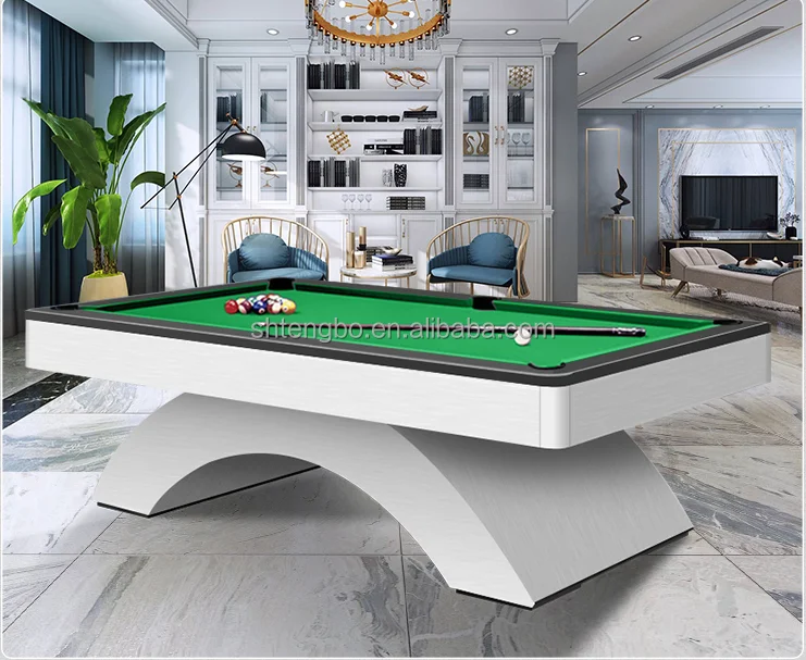 Multi functional factory sell rainbow pool table billiard together with table tennis and dining table for sale
