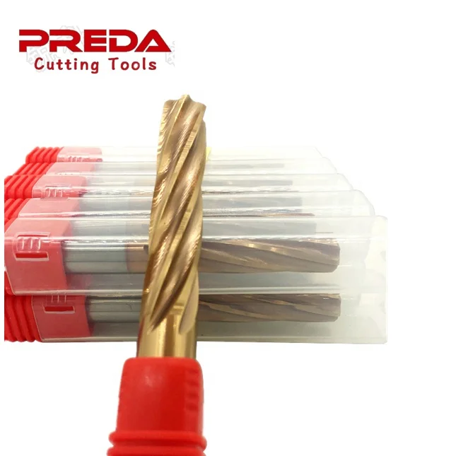 Manufacturer Solid Carbide Multi 6 Flutes Carbide reamer  end mill