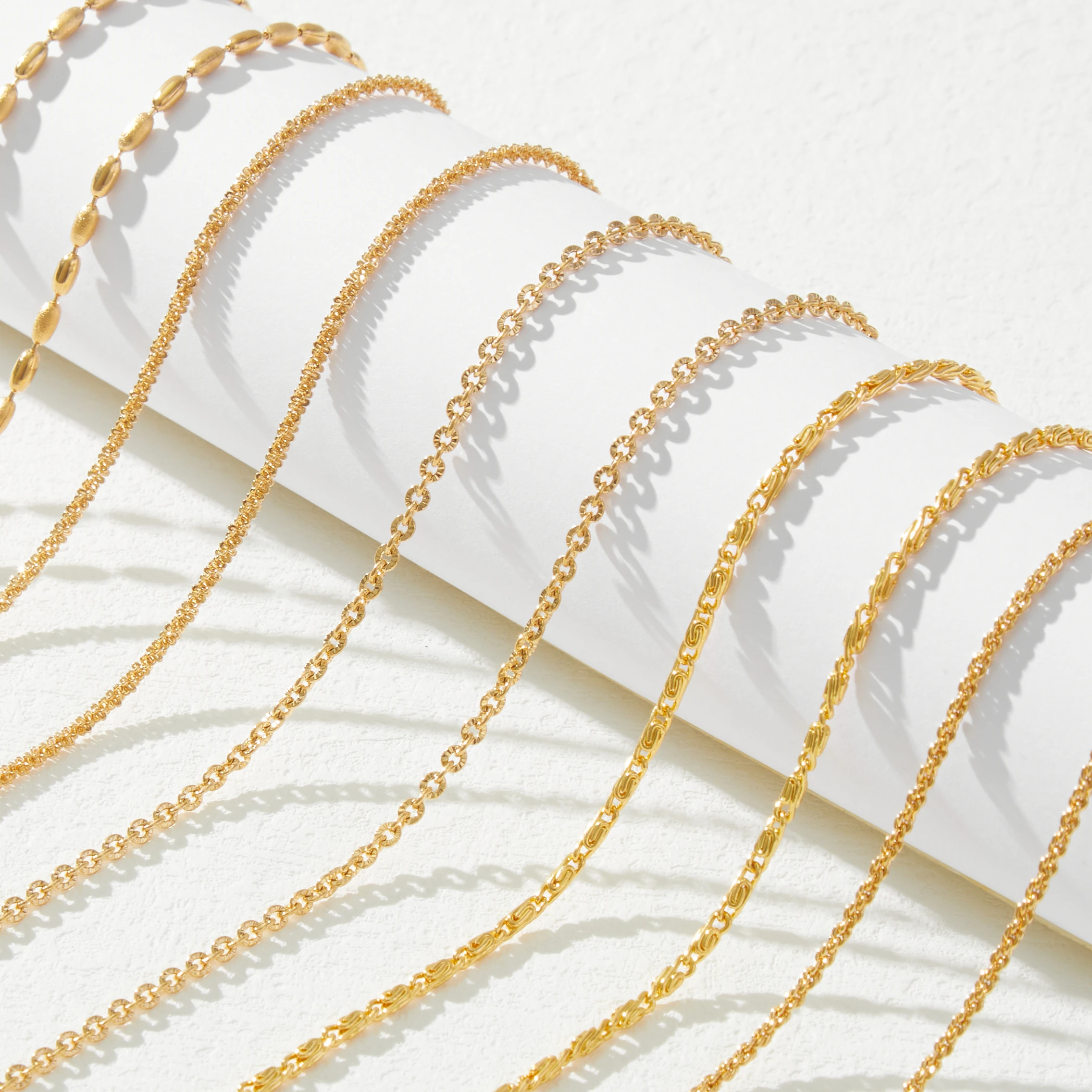 men	necklace	14k	gold	solid	simple	22k	making	girl	chain	18k	plated	design	10k	new	for	filled	jewelry	wholesale	24k	ladie