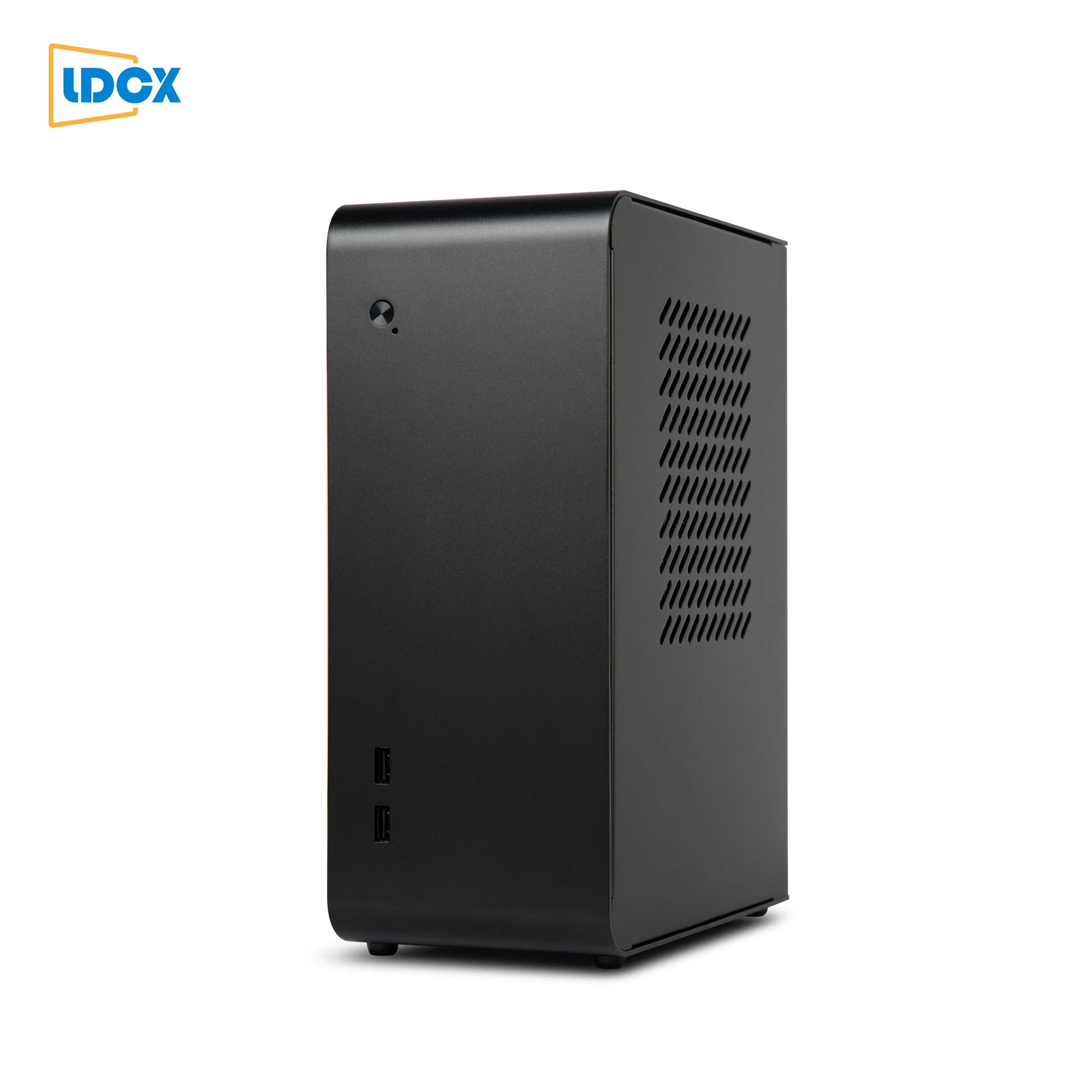 LDCX U110 pure aluminum vertical ITX desktop mini PC computer case