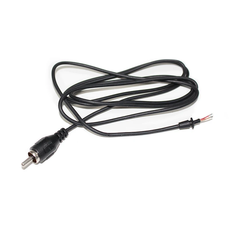 New Arrival 24AWG Enameled Wire RCA Male To Open With SR Audio Viedio Cable