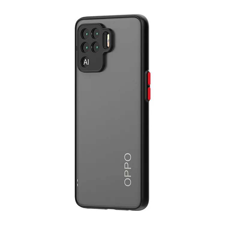 Factory Price TPU+PC Shockproof Translucent Smoke Phone Case For Oppo Realme 8 8 Pro A95 5G