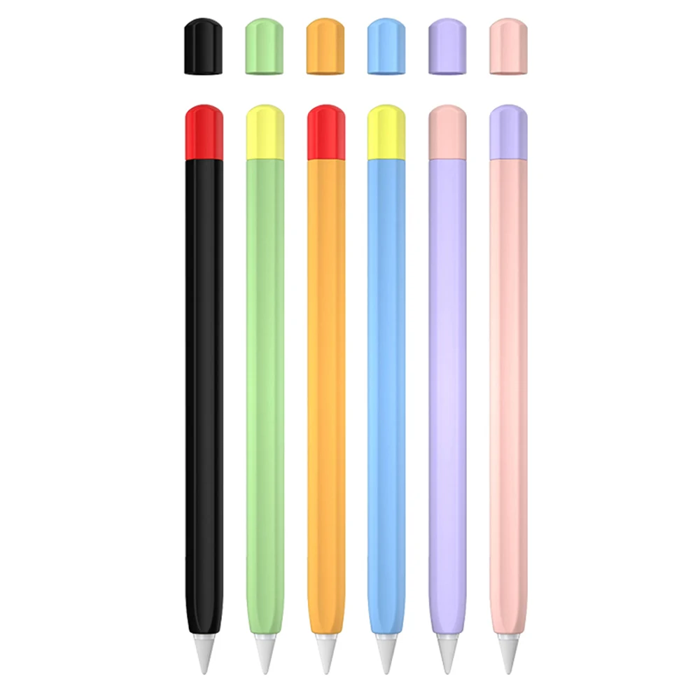 Soft Silicone Touch Pen Case For Huawei M-Pencil 2 Plain Color Pencil Cover For Huawei M Pencil 2nd Cap Stylus Protective Case