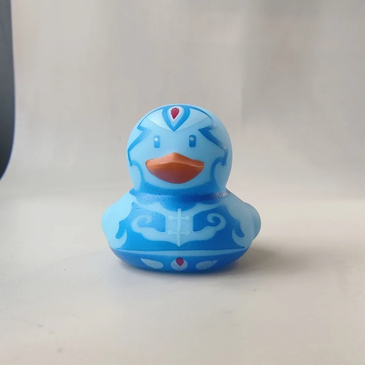 Custom rubber duck mask duck Peking Opera Duck baby bath duck promotional  decompression toy opening gift Chinese essence duck