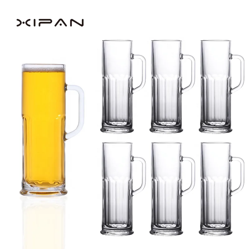 Оптовая продажа Классические кружки на заказ 30 унций прочные небьющиеся для пива стеклянные безалкогольных напитков стеклянная чашка с ручкой