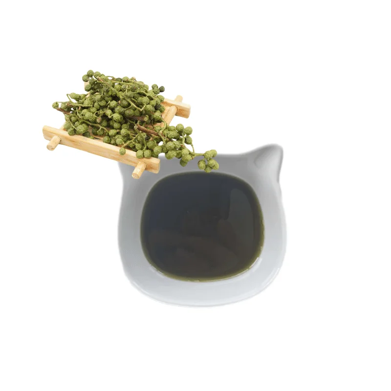 green vine pepper oil with long numbing taste, is an essential condiment in Sichuan seasoning