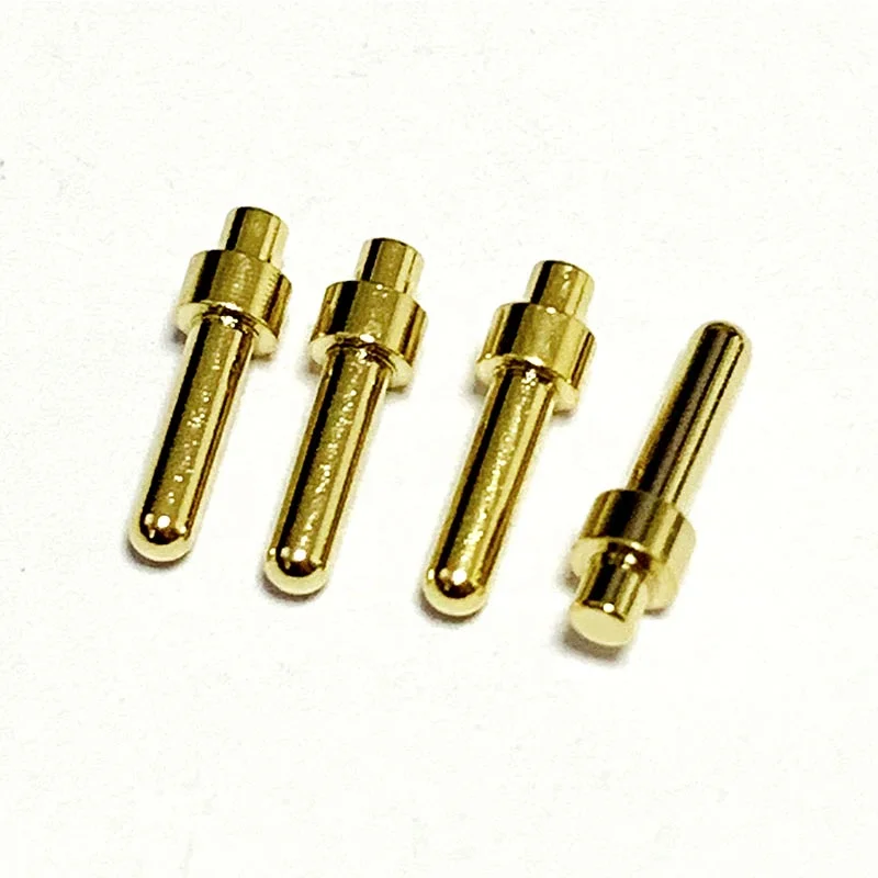 Factory direct sales solid terminal pin male female pcb brass contact pin socket terminal connector pin
