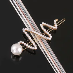 New Trendy Handmade Pearl Beaded Bow Hair Pins Bridal Hair Jewelry Wedding Hair Clip Cute Accessories Gift Wholesale
