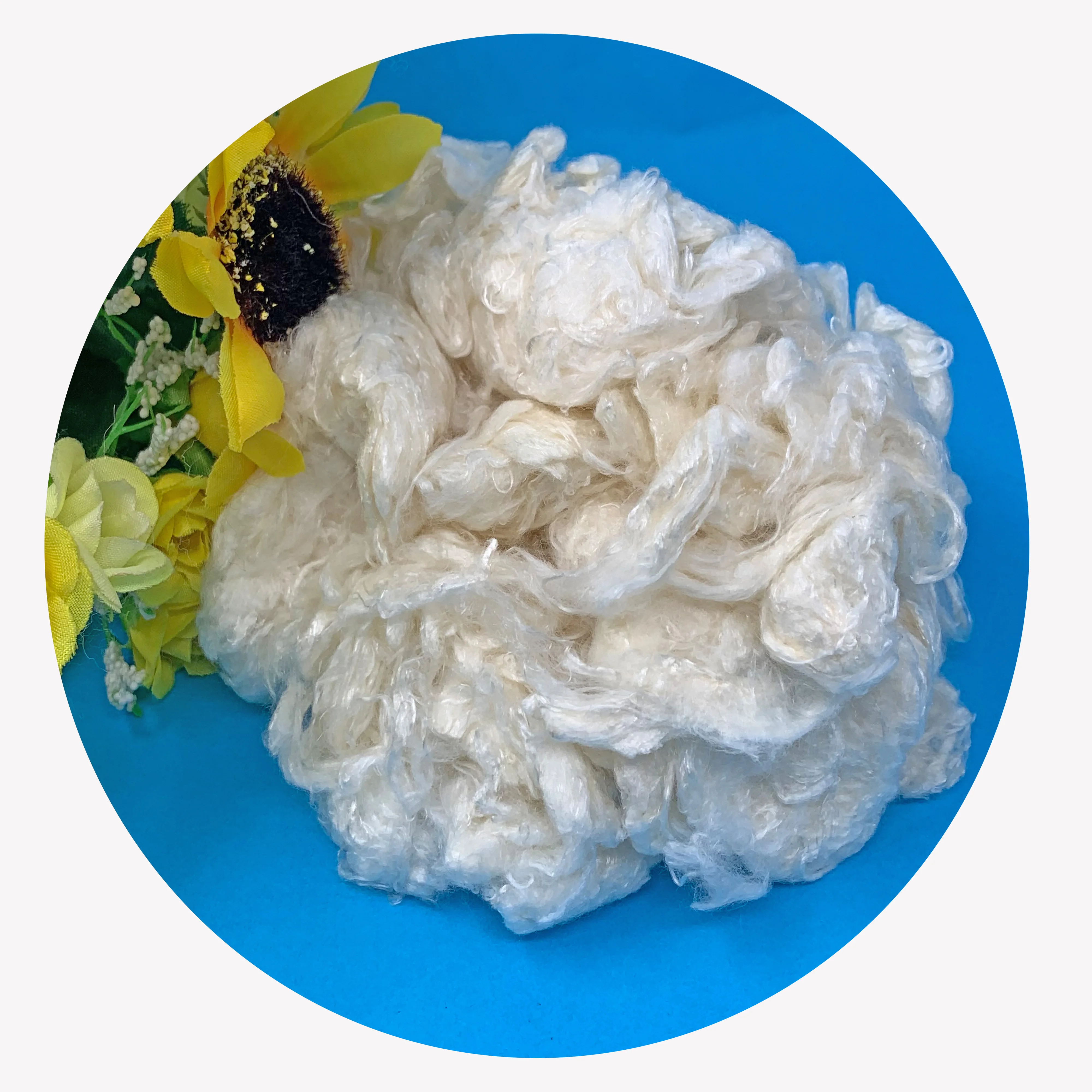natur bamboo fiber raw white bamboo fibers spunlace chinese supplier bamboo fiber