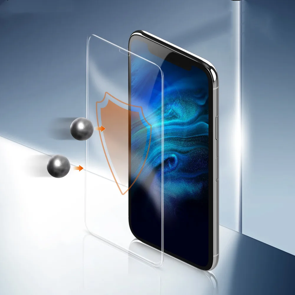 2.5D 0.3MM 9H Mobile Tempered Glass Screen Protector For Iphone 14 Pro Max 13 12 Mini 11 XR 6 7 8 Plus