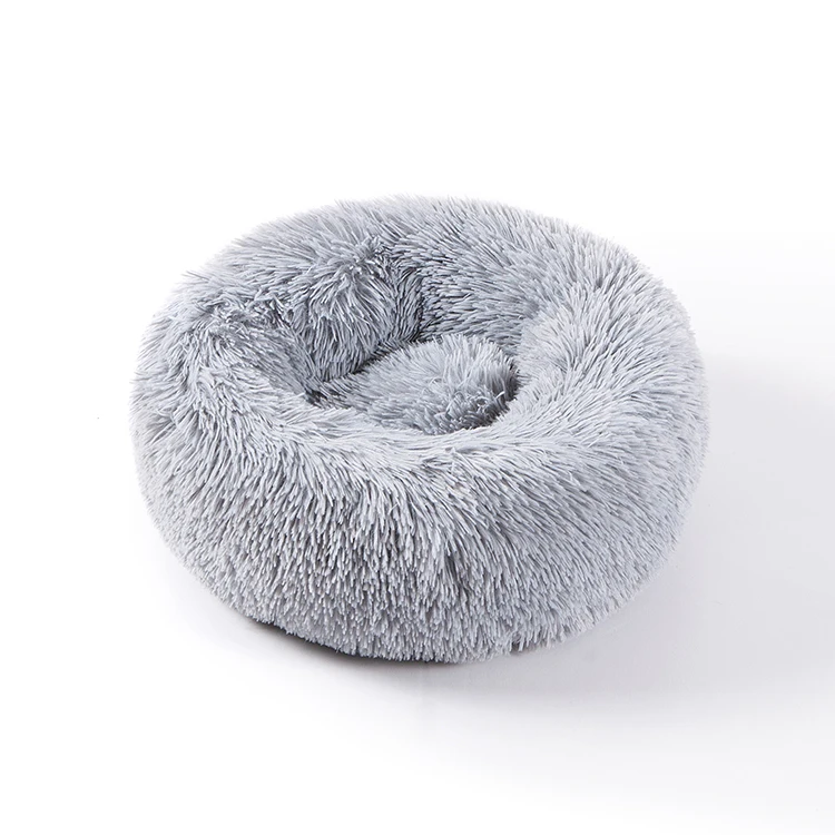 Washable Luxury Large Calming Dog Short Faux Fur Camas De Perros Washable Cat Pet Bed Dog Bed,Cat Beds for Indoor Cats