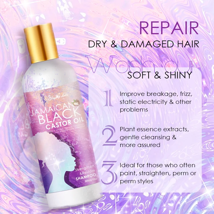 No Paraben Coils Shea Butter Hair Shampoo Set Natural Hair Care Products Hair Weave Shampoo No Brand