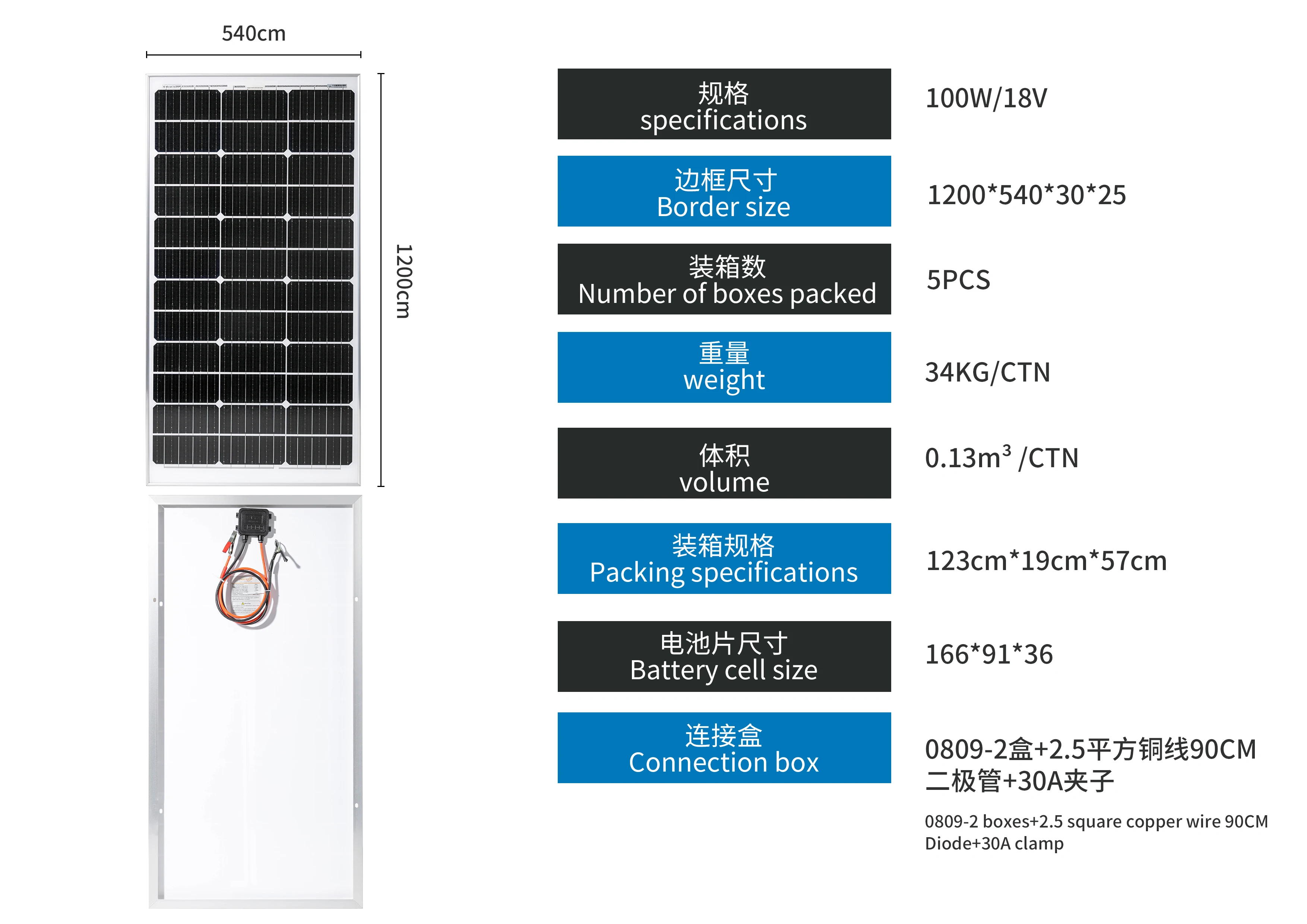 High quality monocrystalline solar panels for household use