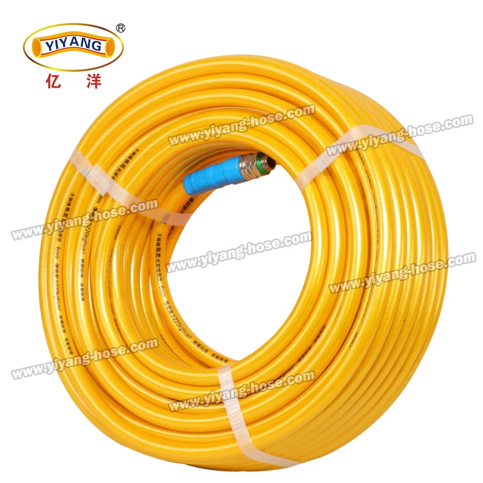 3 Layers Agricultural Irrigation PVC Knitted 8.5mm High Pressure Spray Hose Manufacturer Korea