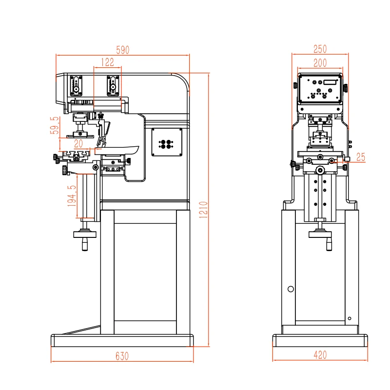 
Cheap price to sale promotional products pad printing machine /F-P100DR 