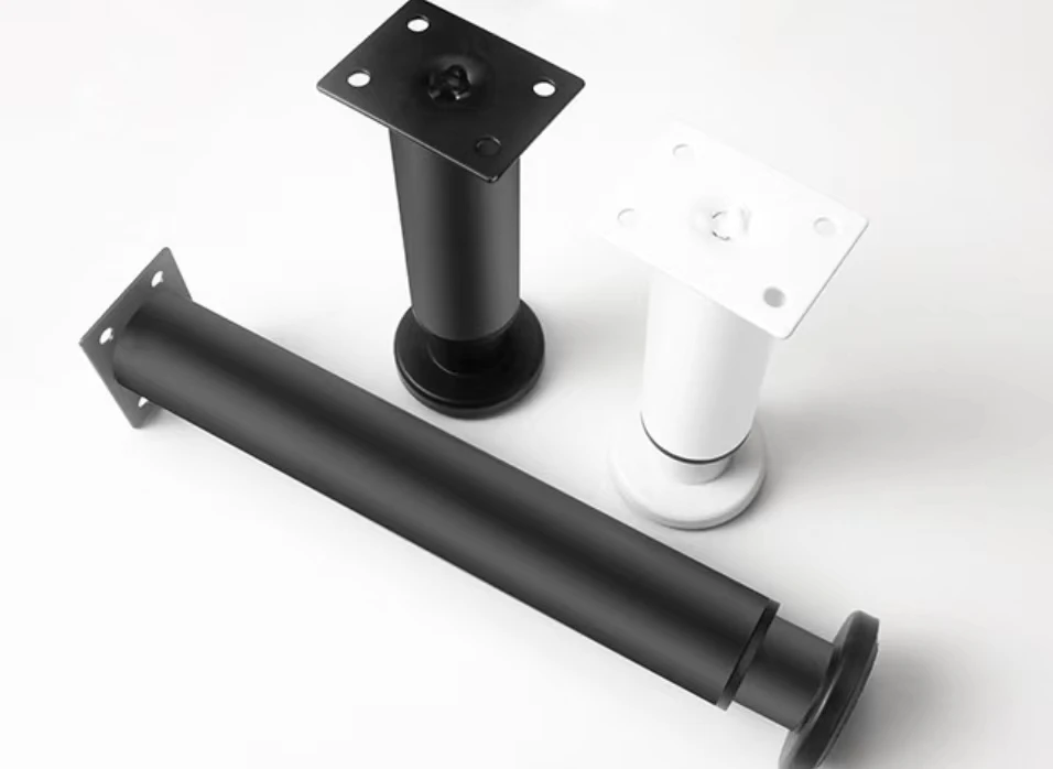 Round Cylinder Shape Furniture Fitting Sofa Leg Adjustable Table Leg Brass Smart Furniture Hardware Furniture Feet