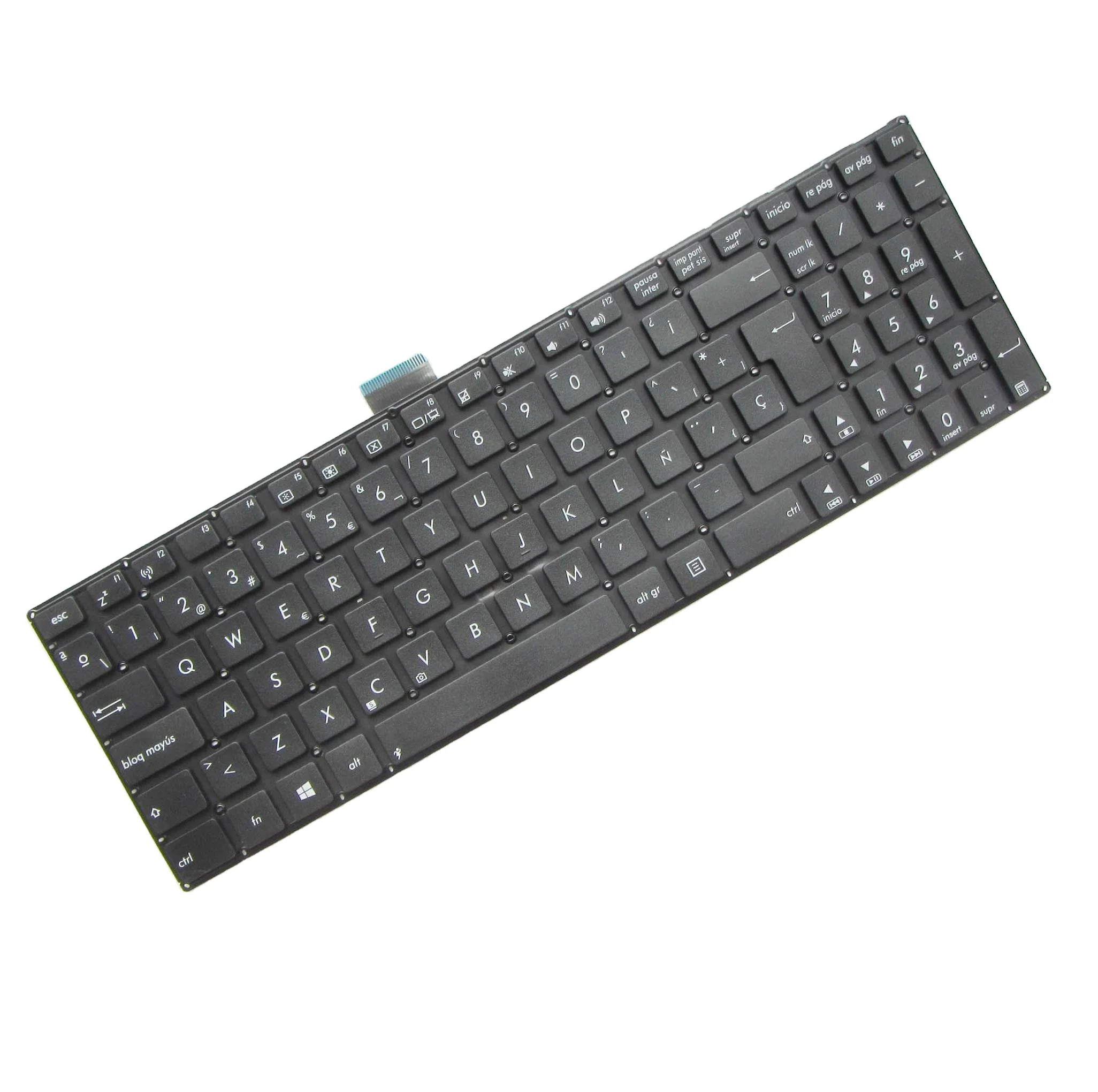 Spanish Keyboard for Asus F551 R512 F502 X554 X554L X555 X555L X503 SP black