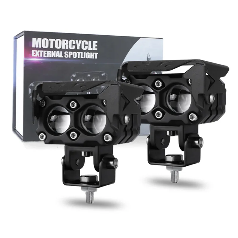 Motorcycle Lighting System S19 Motorcycle Led Projector Headlight 3000k 6000K High Low Beam Motorcycle laser led