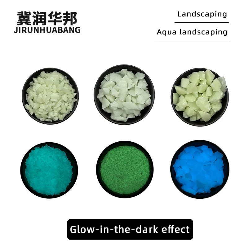 High Quality Luminous Stones Glow Powder 100 Mesh Glow In The Dark Stones For Concrete/Decoration/Sidewalk