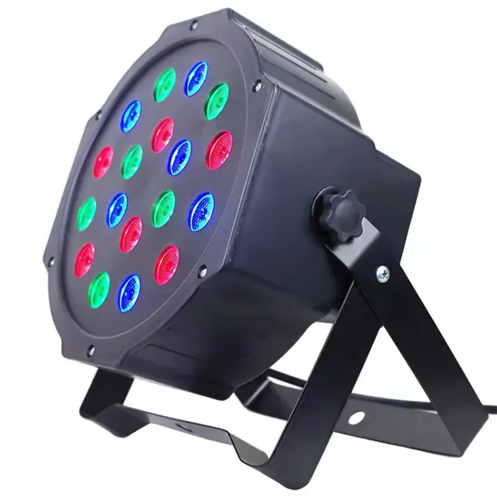 Профессиональный 18 36 LED RGB партия плоской подошве из прозрачного пластика; Параболический алюминизированный отражатель светодиодный смарт-танцпол лазерный луч диско