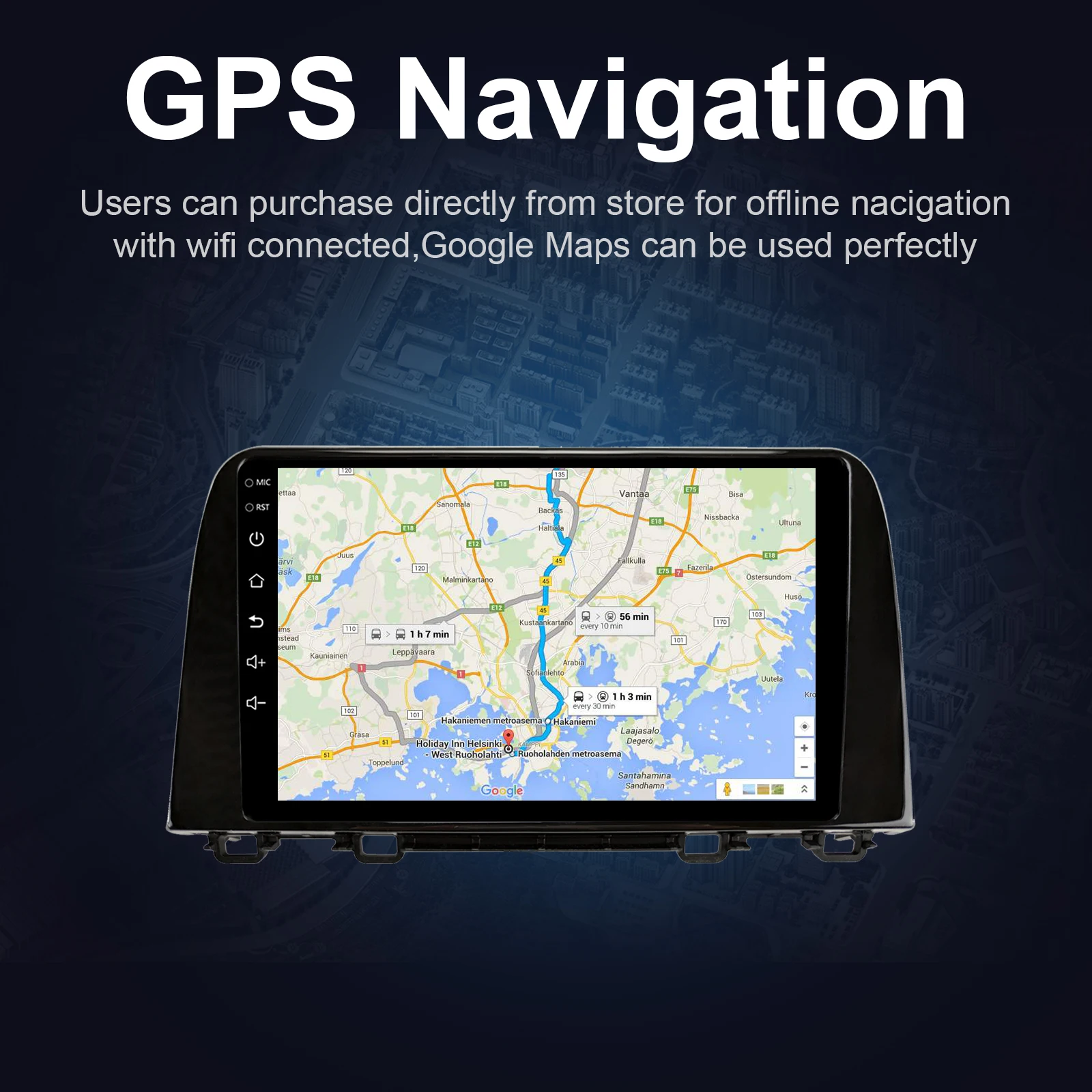 Octa Core 9 Inch Android Car Music System Stereo Radio DVD Player For Honda Cr-V 2017-2019