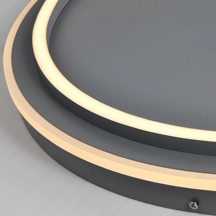 HUAYI House Lighting Aluminum Luxury Round 23W 33W 30.5W Indoor Living Room Surface Bedroom Hotel Modern LED Ceiling Light