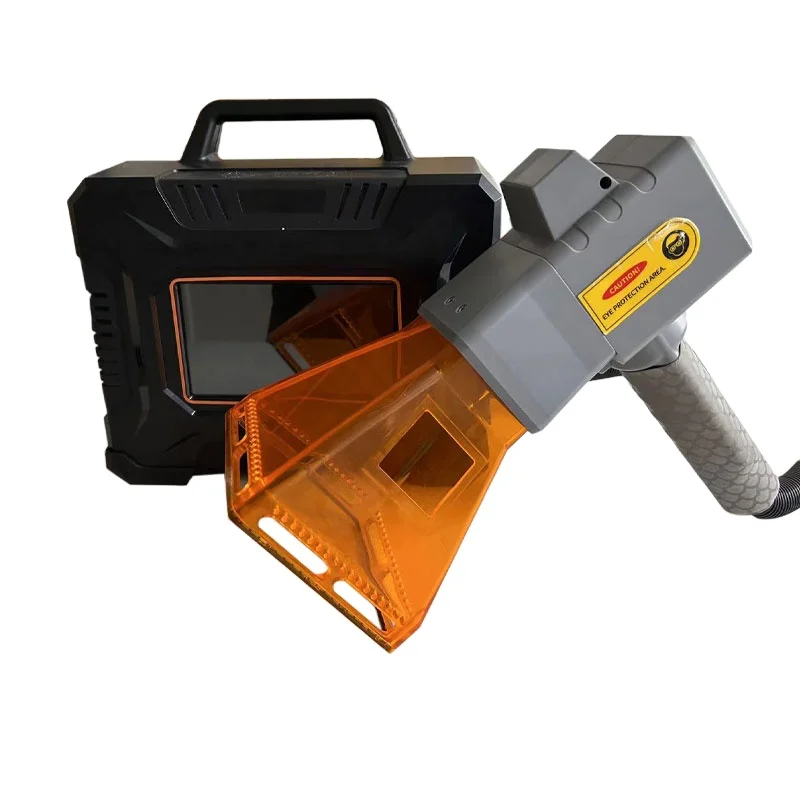 CNC LY Handheld Mini Fiber Laser Marking Machine Portable for Metal Nameplate Mold Flange Coding Fiber Engraving