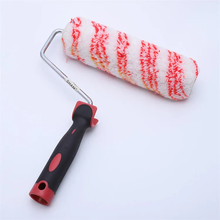 Latest selling 4' custom order double roller color oil painting brush cover roller brush set