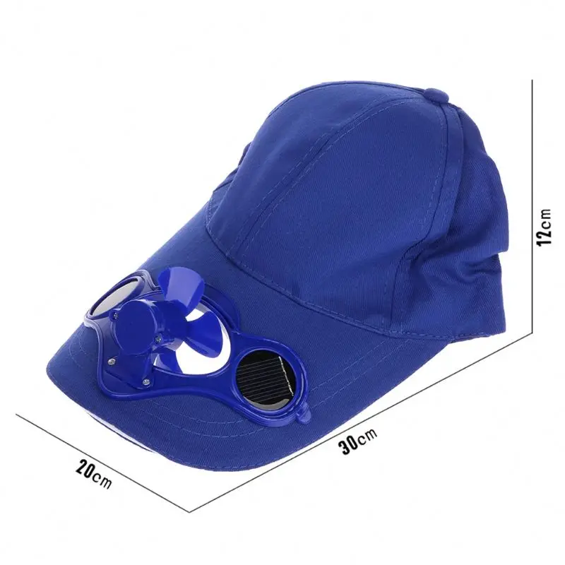 Summer Sport Outdoor Hat Cap With Solar Sun Power Cool Fan Bicycling Climbing Baseball Cap
