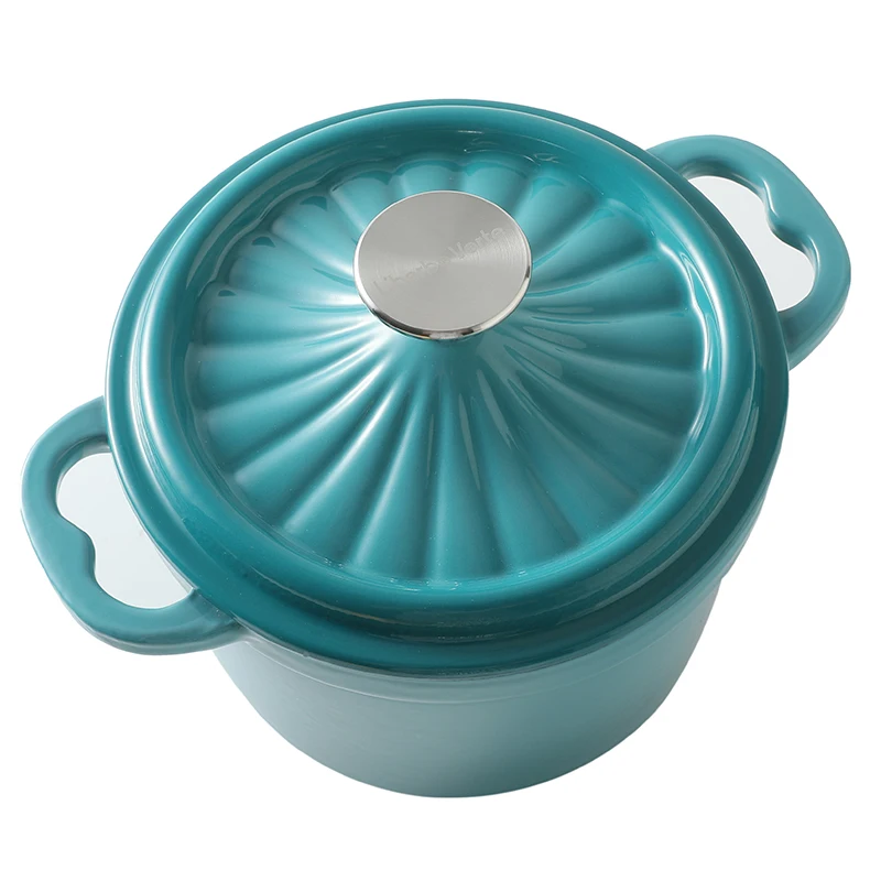 SJP045 Round 18cm colorful Enamel casseroles pot non stick cookware Cast iron dutch oven