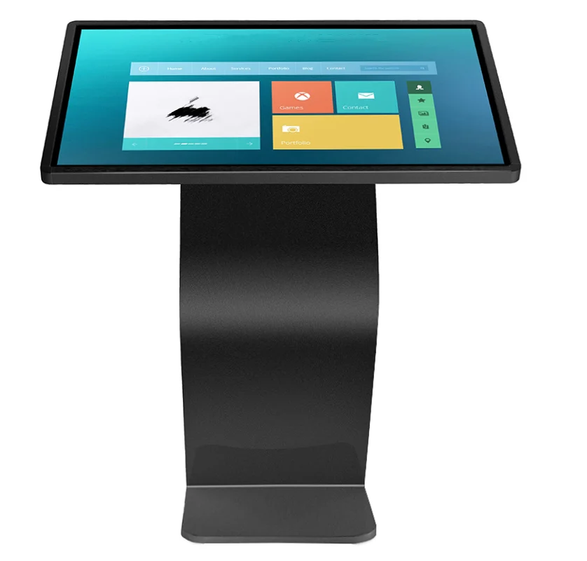 All In One Lcd Touch Screen Information Kiosk Display With Built-In PC i5 i7