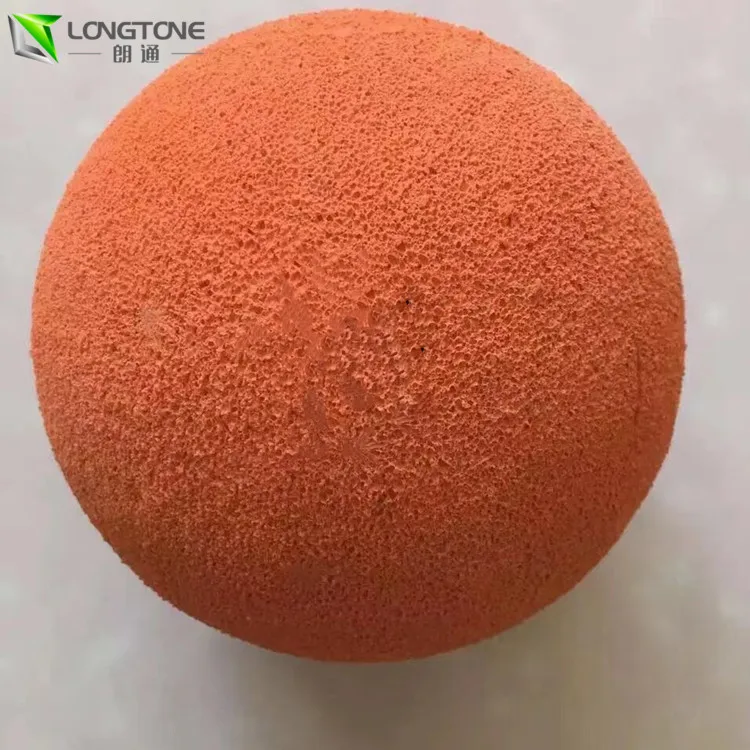 Available in 50 mm to 200 mm in diameter Concrete pump pipe cleaning sponge foam wiper ball