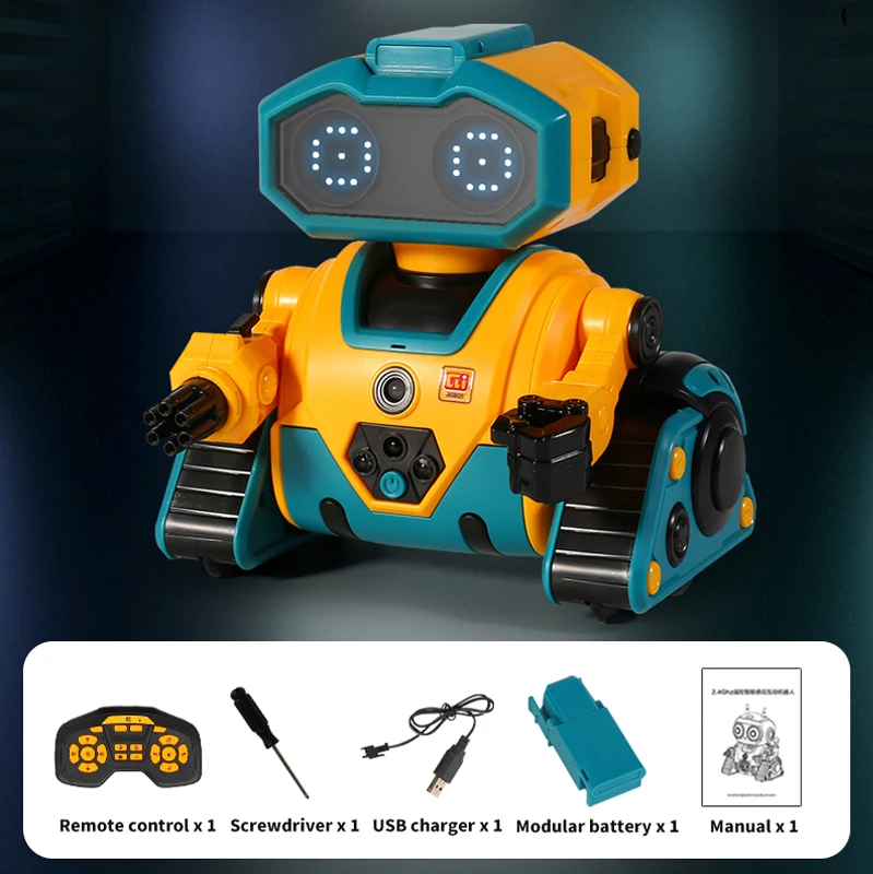 Robot Toys Remote Control Robots Rechargeable Stem Educational Robot Programming for Kids