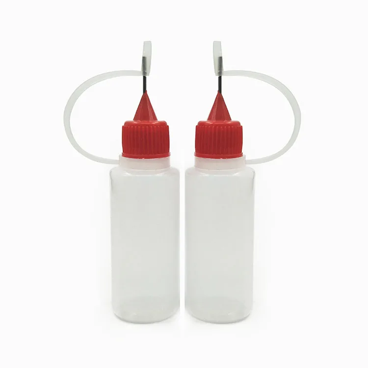 Plastic Painting Glue Dropper Needle Bottle 10ml Needle Tip Applicator Bottle Empty Needle Tip Squeeze Bottle 20ML 30ML 50ML